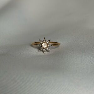Carrie Elizabeth 14k Gold Vermeil Star Ring